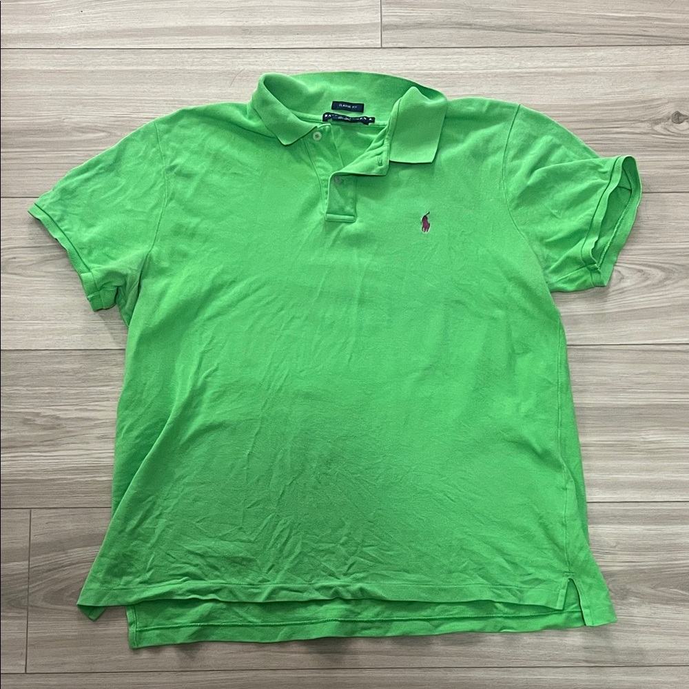 Ralph Lauren Bright Green Classic Fit Polo